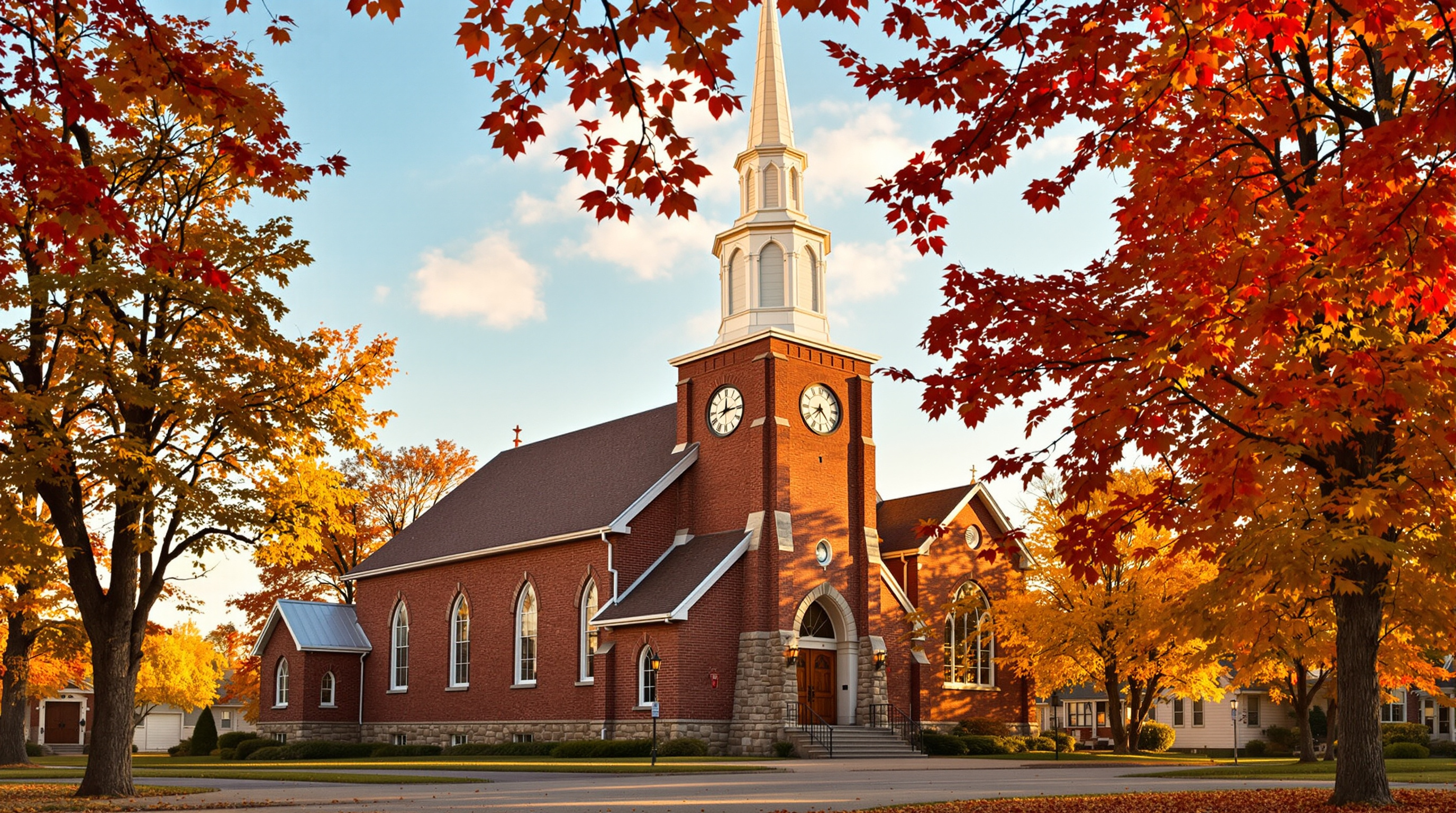 Historic Catholic church in a Kimball area community